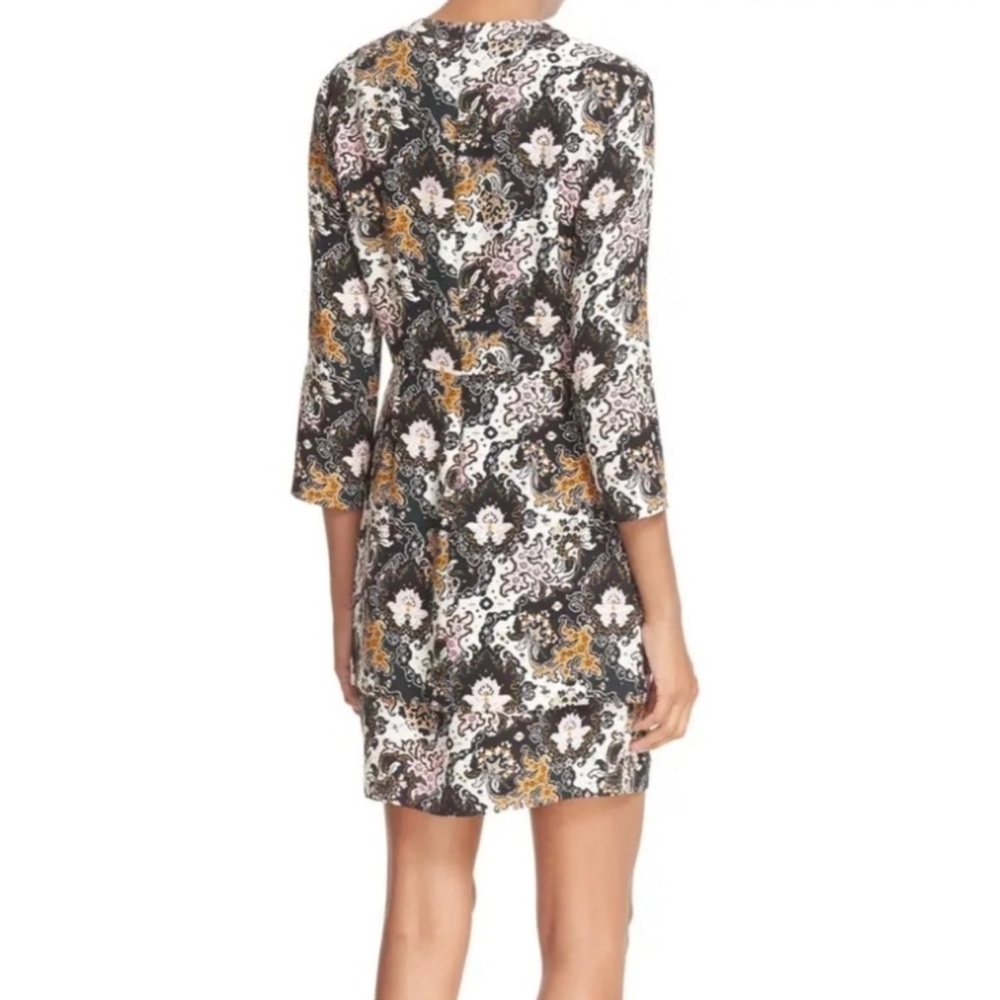 A.L.C. Black Round Neck Lined Knee Length Dress Size 2 - Picture 4 of 15